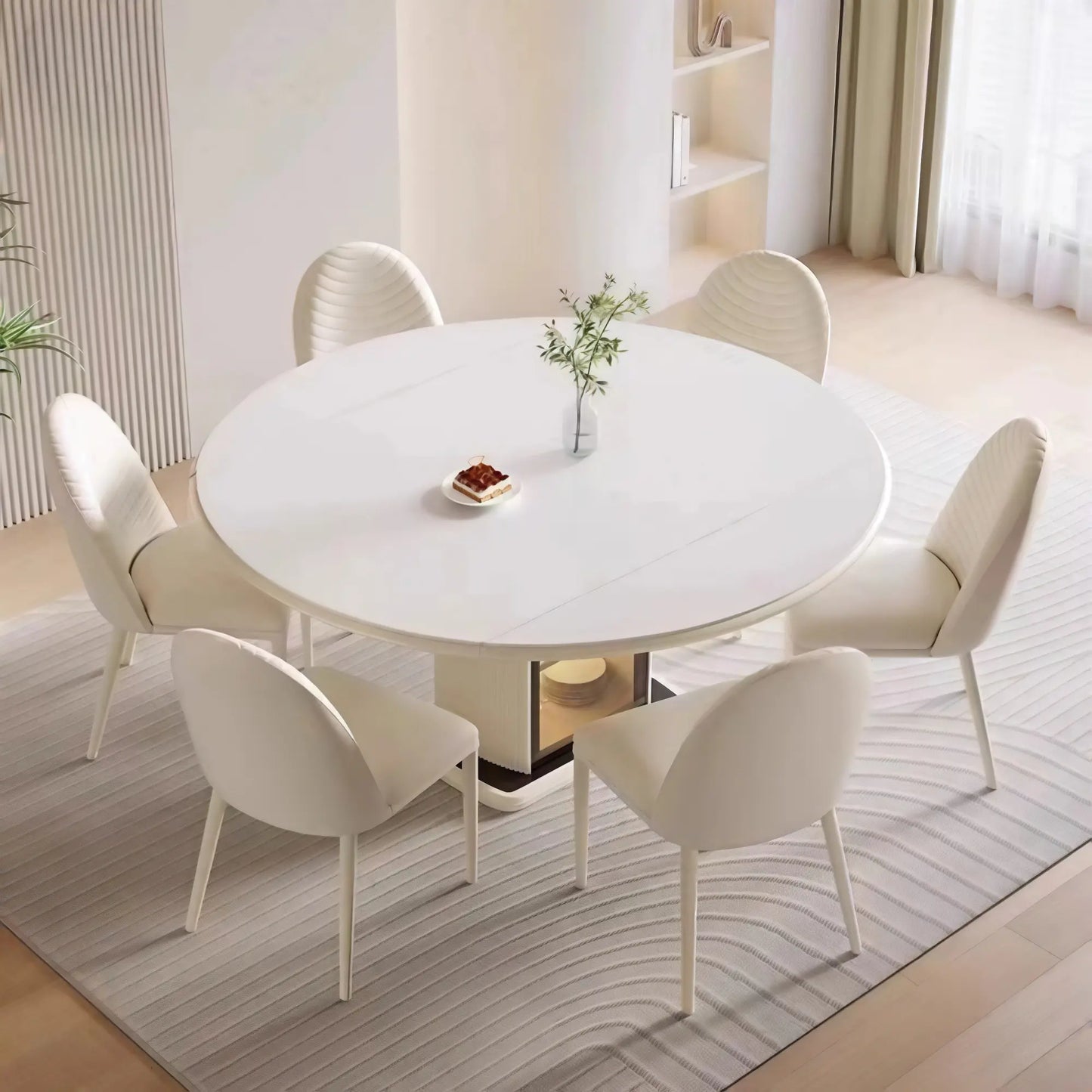 5DV Expandable Dining Table with Storage