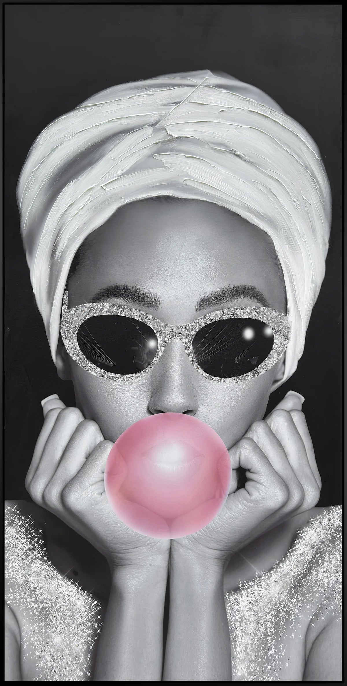 Bubblegum Glam - Contemporary Pop Framed Art