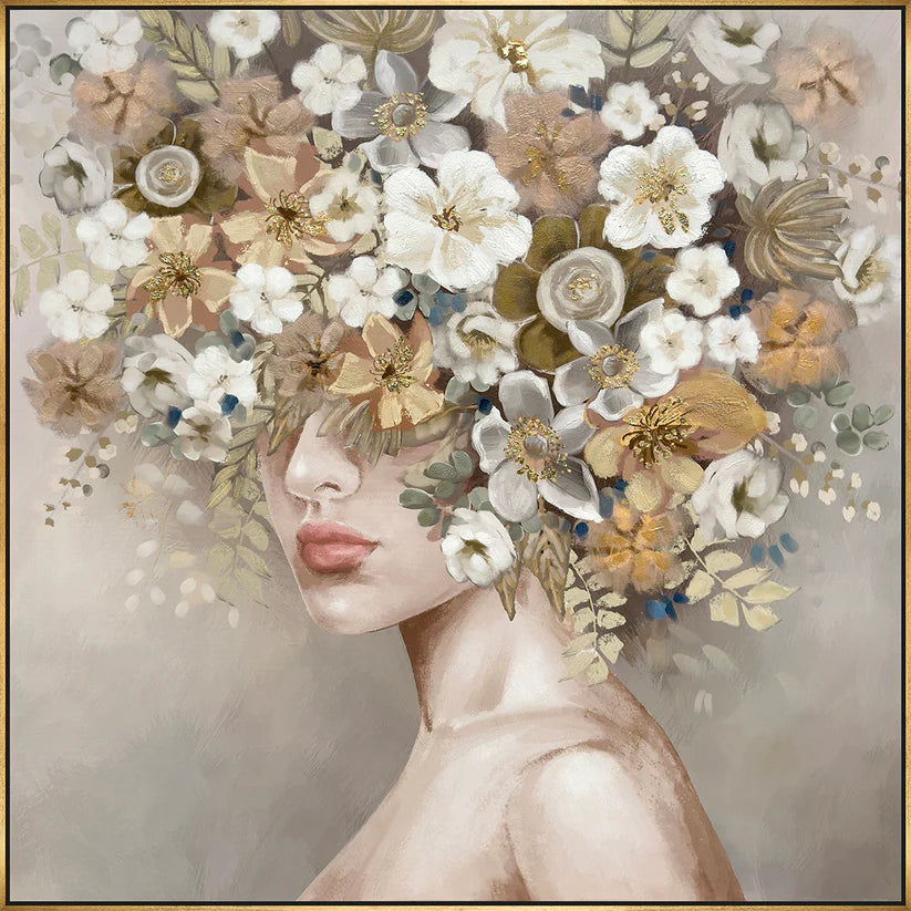 Floral Elegance - Figurative Bloom Canvas Art