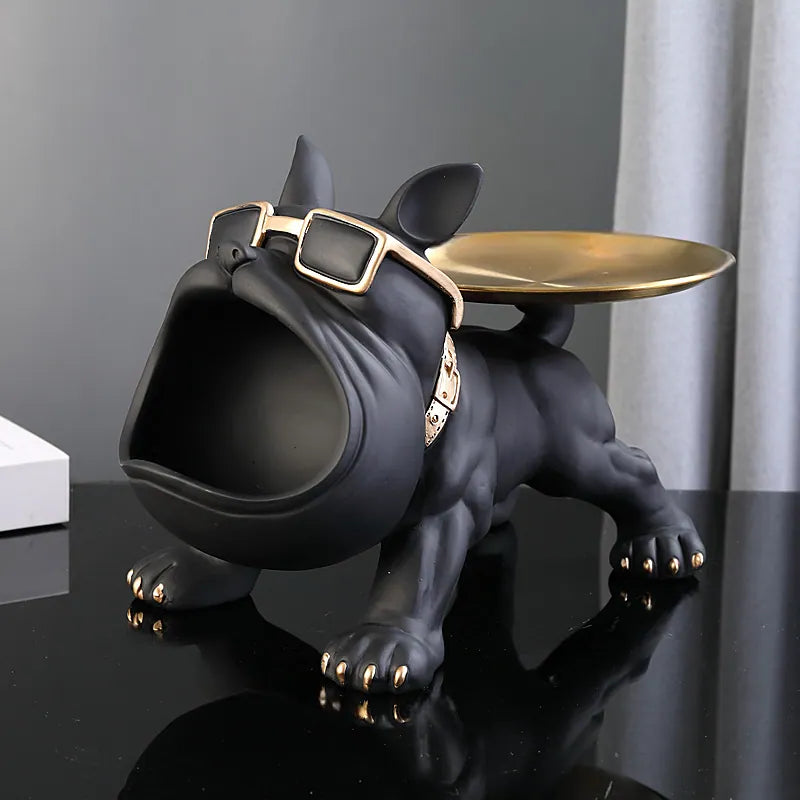 Figurine de bouledogue français