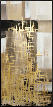 Golden Reflections - Abstract Canvas Art