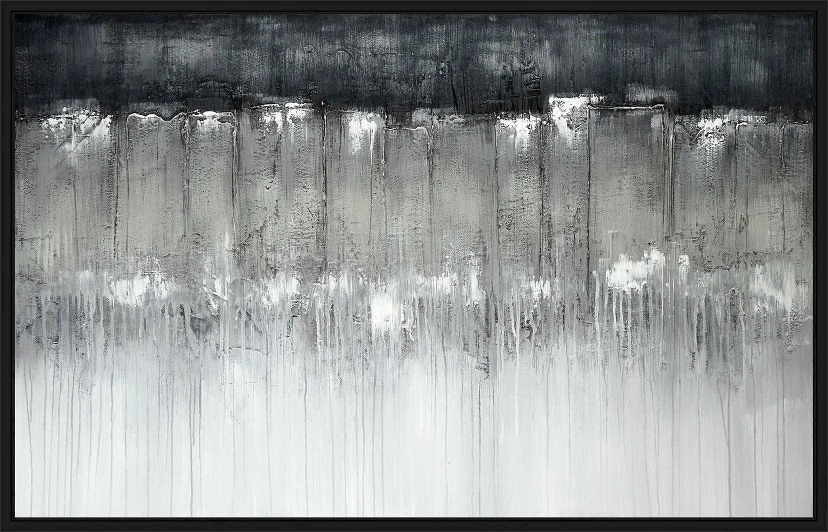 Bruine monochrome – Art abstrait sur toile