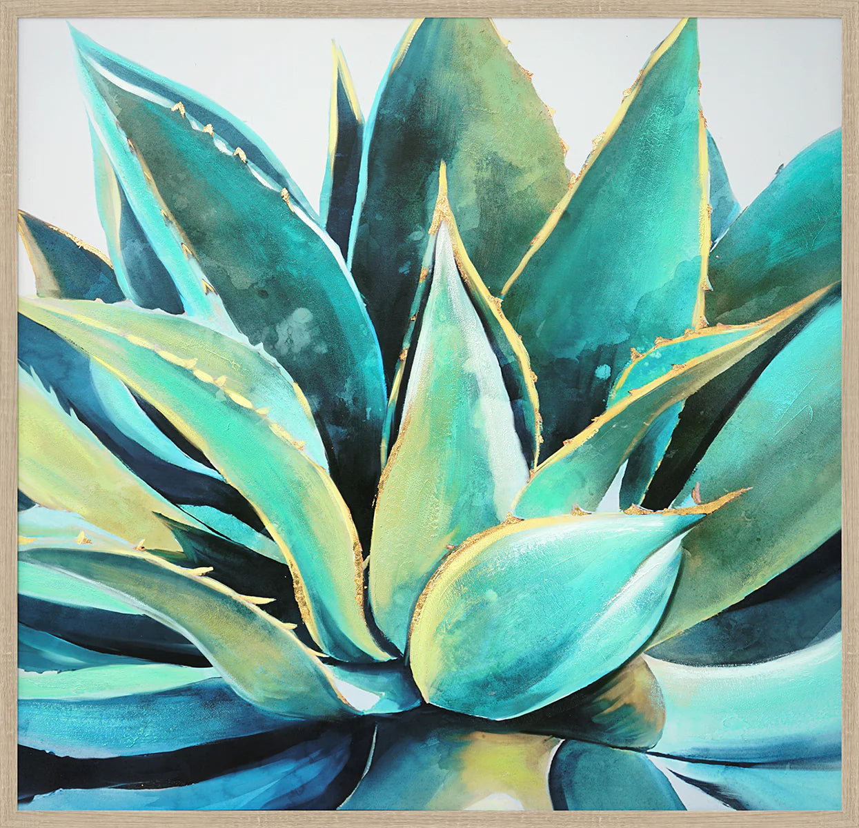 Succulent Elegance - Botanical Canvas Art